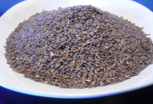 Flaxseed ground - 1 tablespoon mixed with 3 tablespoons of water and left to thicken for half a minute is excellent in everything from pancake batter to cakes and biscuits instead of eggs.